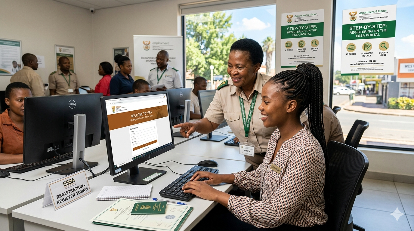 Step-by-Step: How To Register On The ESSA (Department of Labour).